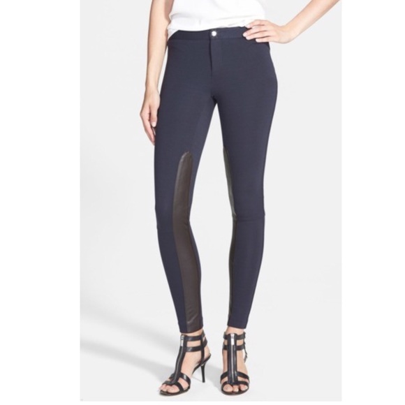 Michael Kors Pants - Michael Kors faux leather panel pants
